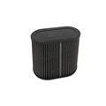 K&N Universal Clamp-On Air Filter 3in Dual Flange 9x6in Base 7.5x3.688in Top 7.5in Height