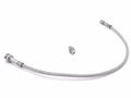 Brake Hose Kit, Front, Stainless Steel, Drum; 76-78 Jeep CJ5/CJ7