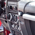 Rugged Ridge 07-10 Jeep Wrangler JK Chrome Center Dash Accents