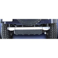 This stainless steel front frame cover from Rugged Ridge fits 76-86 Jeep CJ.