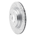 DFC 16-26 BMW X1 (USA/Canada) Rear Right Drilled & Slotted Silver Brake Rotor