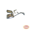 Door Mirror Kit 1987-1995 YJ Wrangler Stainless Steel RT Off Road