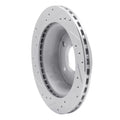 R1 84-87 Chevrolet Corvette Front Right Drilled & Slotted Silver Brake Rotor