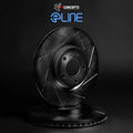 R1 Concepts Brake Rotor- Carbon Coated Fits Audi A4