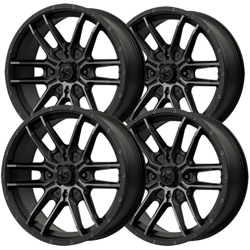 M43 15X7 4X110 S-BLK TTCC 38MM