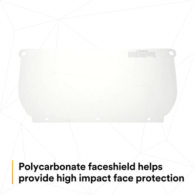 3M CLEAR POLYCARBONATE FACESHIELD