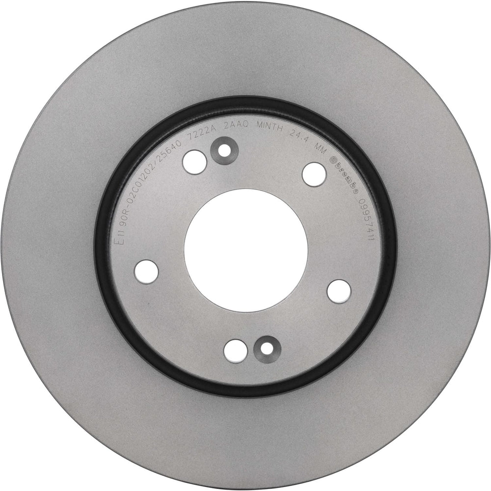 Brembo 03-08 Tiburon/05-09 Tucson/05-10 Kia Sportage Front Premium UV Coated OE Equivalent Rotor