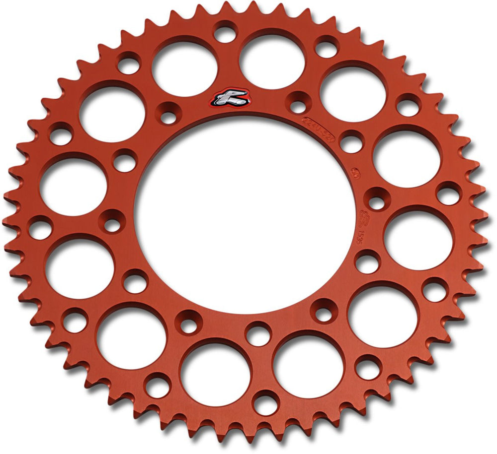 Renthal 2021 KTM 300 EXC CKD BR Rear Grooved Sprocket - Orange 520-53P Teeth