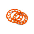 Renthal 11-23 KTM 65 SX Rear Grooved Sprocket- Orange 420-48P Teeth