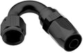 Fragola -16AN x 150 Degree Pro-Flow Hose End - Black