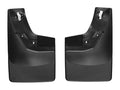 WeatherTech 14+ Chevrolet Silverado No Drill Mudflaps - Black