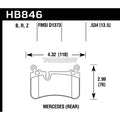 Hawk 08-13 Mercedes C-Class HPS 5.0 Rear Brake Pads