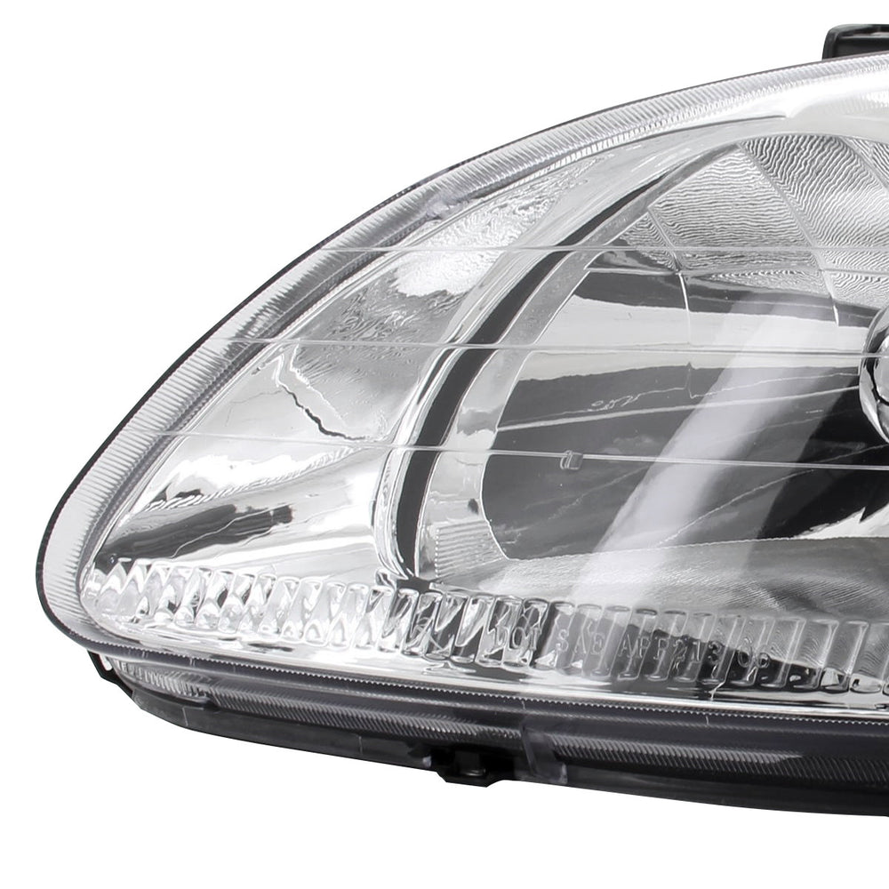 CRYSTAL HOUSING HEADLIGHTS CHROME