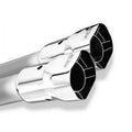 Borla Universal Polished Tip Single Round Turndown/Turnout (inlet 2 1/2in. Outlet 2 1/2in) *NO Retur