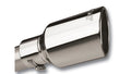 Borla Universal Polished Tip Single Round Turndown/Turnout (inlet 2 1/2in. Outlet 2 1/2in) *NO Retur