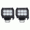 CUBE LED LIGHTS - 4 INCH PAIR - 6 LED