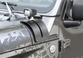 Adjustable Cowl Cover/Light Mount for 2020-2021 Jeep Gladiator, 2018-2021 Jeep Wrangler JL, Black Rampage