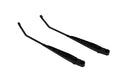Kentrol 97-06 Jeep Wrangler TJ Windshield Wiper Arms Pair - Powdercoat Black