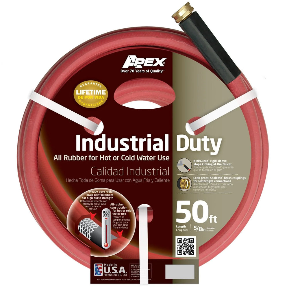3/4IN 100 FARM/RANCH HOSE RED