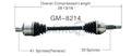 NEW CV AXLE