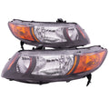 LH HEADLAMP ASSY COMPOSITE; COUPE; M/T; 6 SPEED; CIVIC 0809