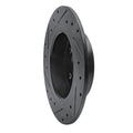 R1 14-25 BMW 220i (Mexico) Rear Right Drilled & Slotted Black Brake Rotor