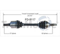 NEW CV AXLE