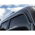 Low Profile Ventvisor Deflector Smoke In-Channel Mount 4 Piece For 2007-2014 Edge Husky Liners