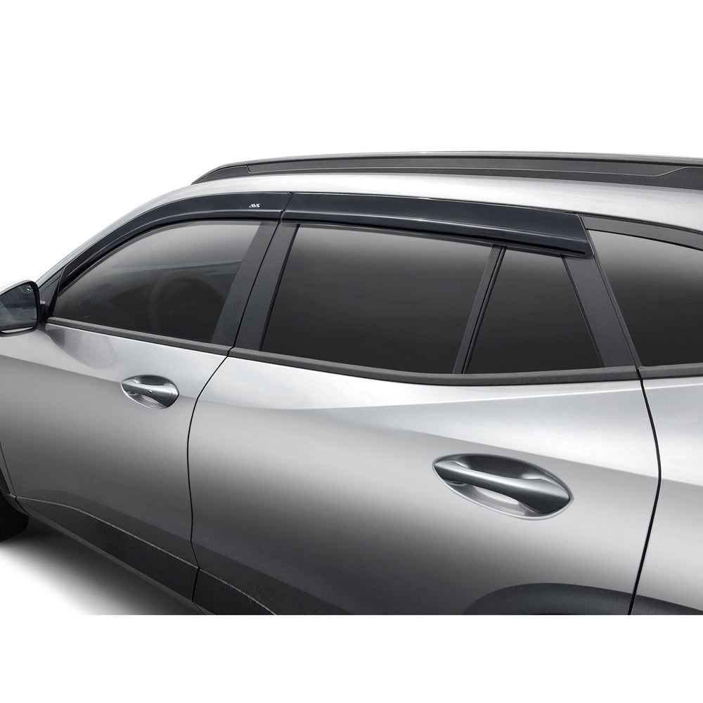 24C TRAX VENTVISOR LOW PROFILE IMPACT RESISTANT SIDE WINDOW DEFLECTORSMOKE4PC