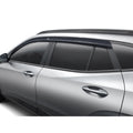 24C TRAX VENTVISOR LOW PROFILE IMPACT RESISTANT SIDE WINDOW DEFLECTORSMOKE4PC