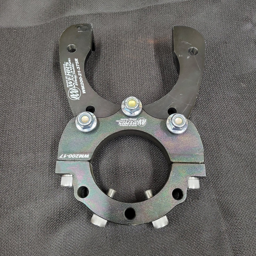 Caliper Mount Right Clamp-On Metric 2-PC