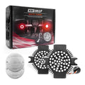 XK Glow Motorcycle Rear LED Turn Signal Kit - 1156 Flat Style Clear Lenses