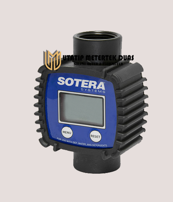 3 TO 26 GPM INLINE DIGITAL METER. RATED TO 70 PSI. BOTTOM TO TOP FLOW. 1IN N