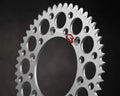 Renthal 95-03 Husqvarna WR/WRE 125/TC 570-610/ Gas Gas Rear Grooved Sprocket - Silver 520-52P Teeth