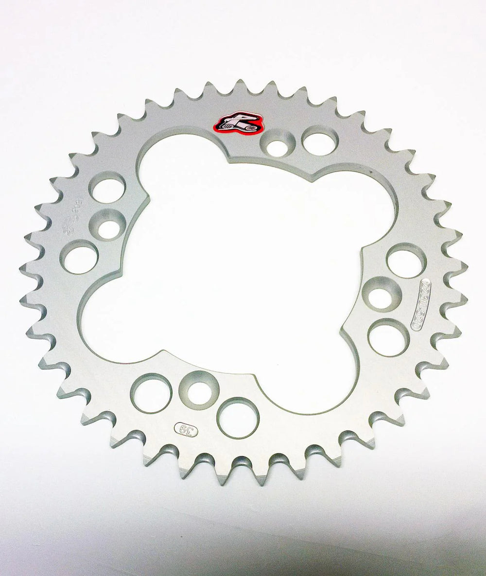 Renthal 86-87 Honda ATC 250R/ TRX250R Rear Grooved Sprocket - Silver 520-39P Teeth