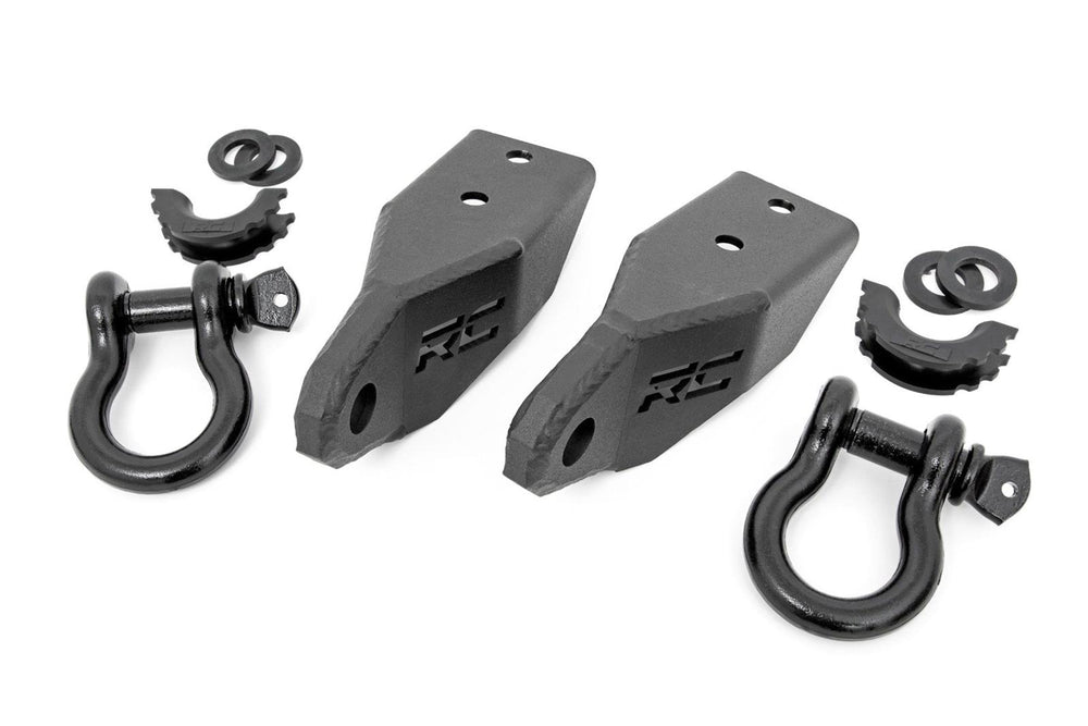 1x RS121 1x RS145 1x RS101 Tow Hook Brackets D-Ring Combo Toyota Tundra 2WD 4WD (07-21)