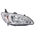 RH H/LMP ASSY COMP; HYBRID; INCL SIDE MRKR/PRK/SGNL LAMPS; W/O BULBS OR SOCKETS CIVIC 200405