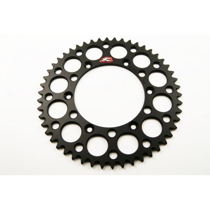 Renthal 91-22 Suzuki RM 125/250/ RMX250 RM-Z 250/450 Rear Grooved Sprocket - Black 520-50P Teeth
