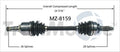 NEW CV AXLE