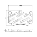 Street Brake Pads w/Shims and Hardware