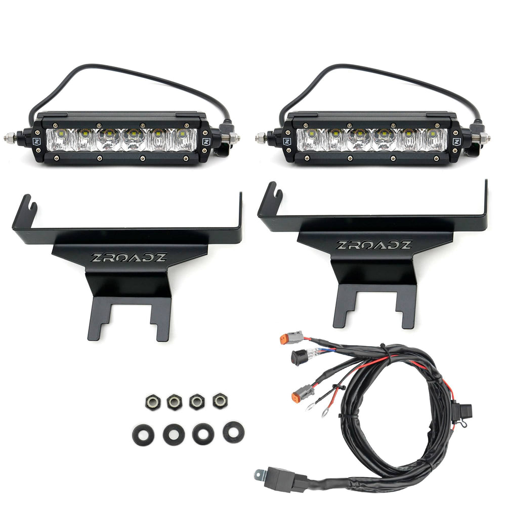 ~(3 lbs. 12X7X7)~ Rear Window Hinges Brackets To Mount (2) 6IN Single Row Slim Line LED Lights Or Similar Bolt On No Cut No Drill Installation Black Powder Coated Brackets Only For Illumination Of Rear Of Your Jeep