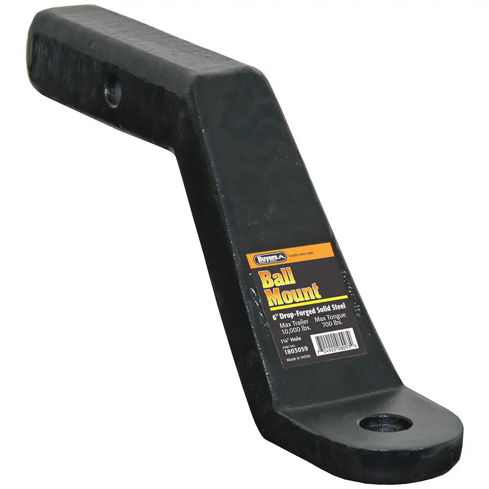HEAVYDUTY BALL MOUNT 6IN DROP 11/4IN HOLE 17000