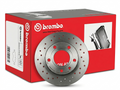 Brembo 01-06 Audi A4/02-05 A4 Quattro Rear Premium Xtra Cross Drilled UV Coated Rotor