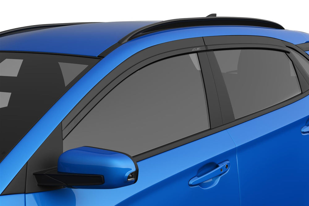 2023 HYUNDAI KONA VENTVISOR LOW PROFILE IMPACT RESISTANT SIDE WINDOW DEFLECTORSMOKE4PC