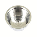 Weld Push-Thru Billet Center Cap (3.16 OD X 2.20 Tall) - Black