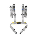 NRG 4 Point Seat Belt Harness / Buckle Lock - Silver
