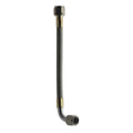 Fragola -8AN Hose Assembly Straight x 90 Degree Alum Nut 12in