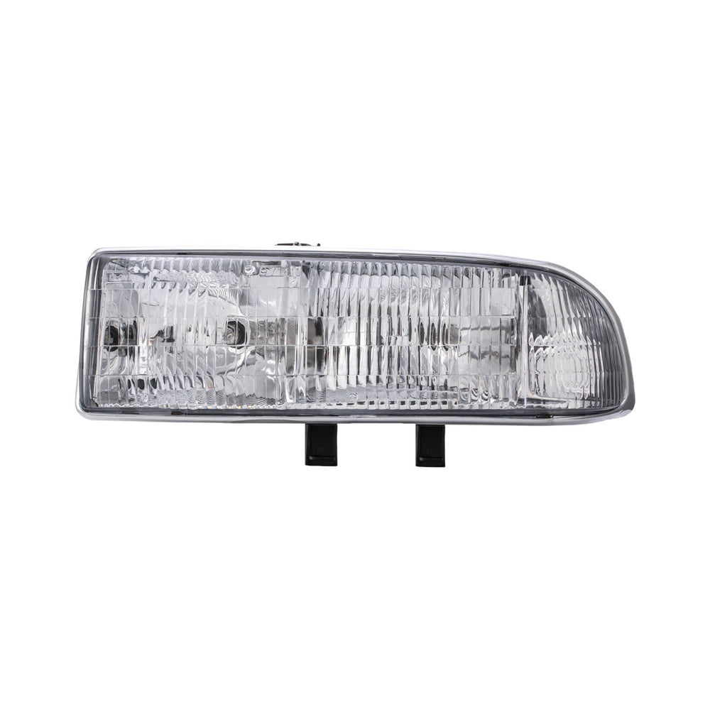 LH HEADLAMP ASSY COMPOSITE; W/BRIGHT BEZEL; S10 9804