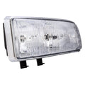 LH HEADLAMP ASSY COMPOSITE; W/BRIGHT BEZEL; S10 9804