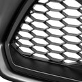 MATTE BLACK MESH GRILLE WITH LED LIGHTS